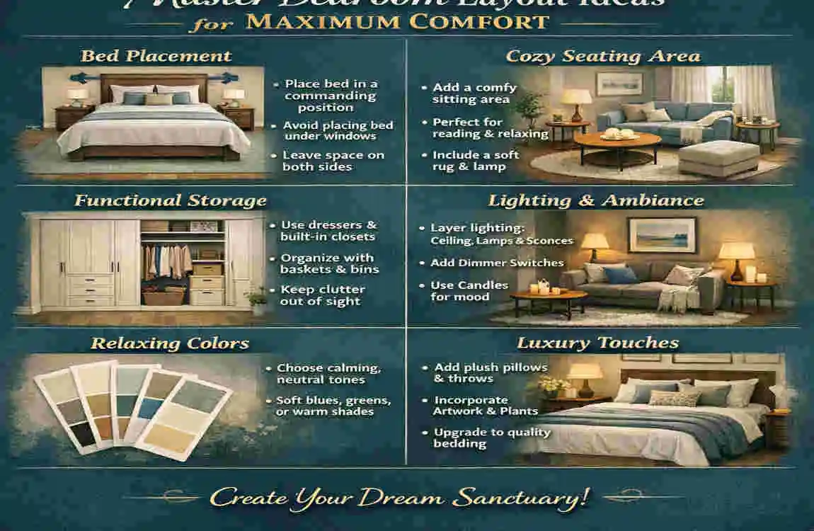 Master Bedroom Dimensions: