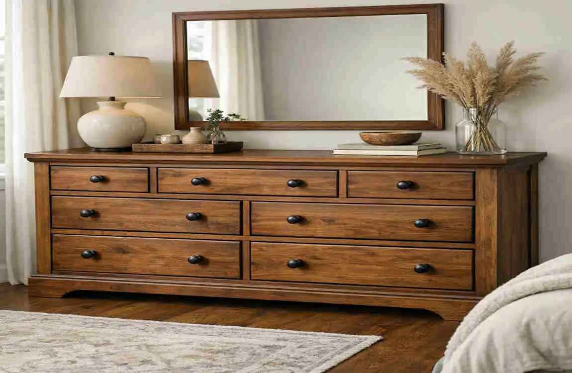 solid wood dresser for bedroom