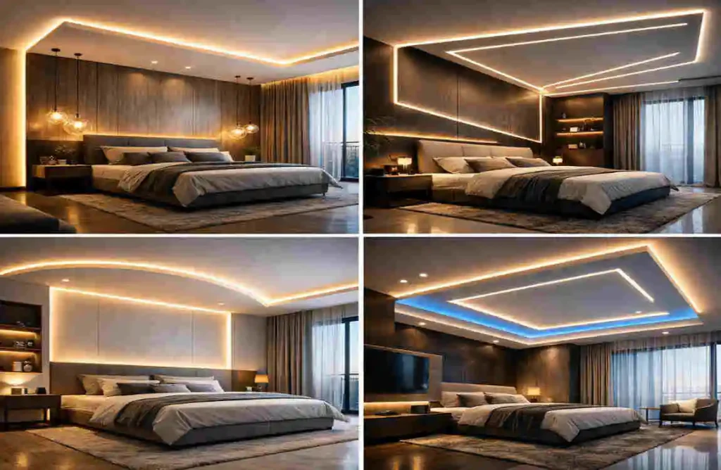 how to install led strip lights in bedroom ceiling