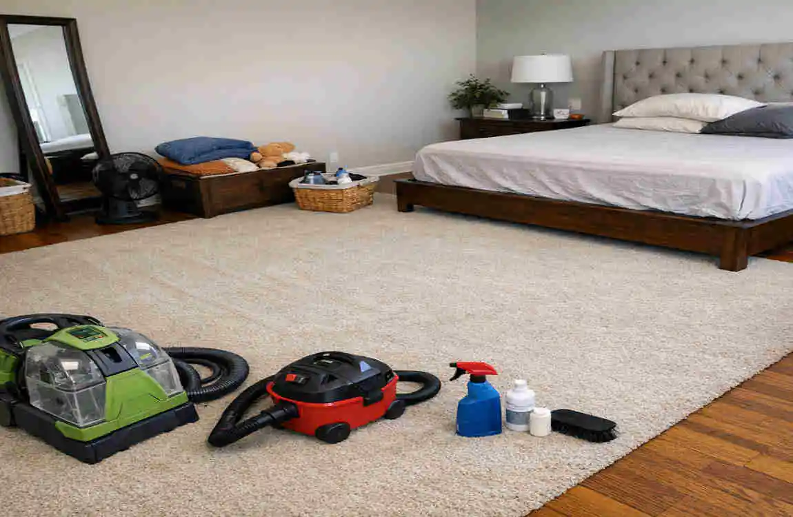 How to Clean Bedroom Carpet:
