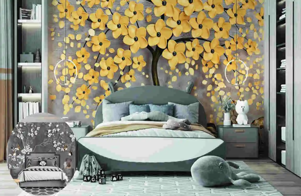 3d flex design for bedroom
