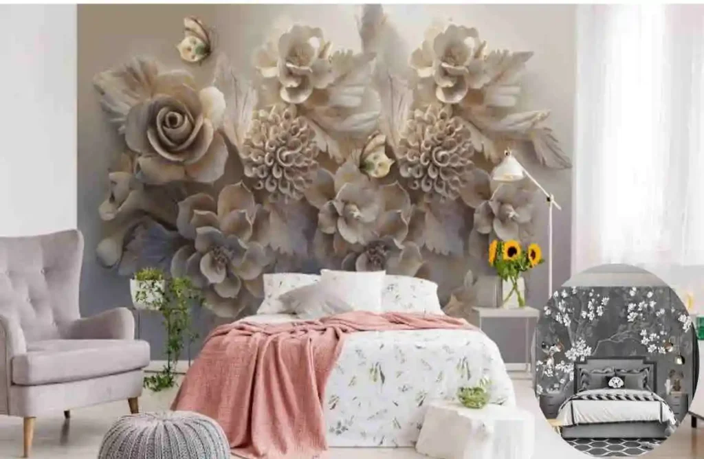 Elegant 3D Flex Designs for Bedrooms