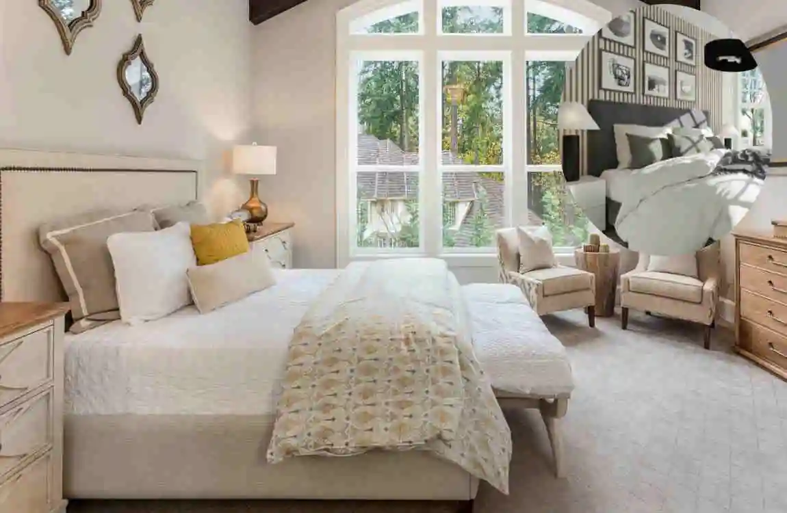 what is a normal size suite bedroom