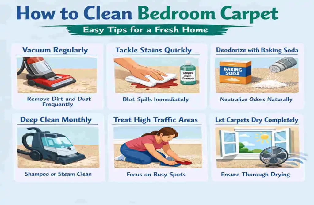 How to Clean Bedroom Carpet: Easy Tips for a Fresh Home How to Clean Bedroom Carpet: