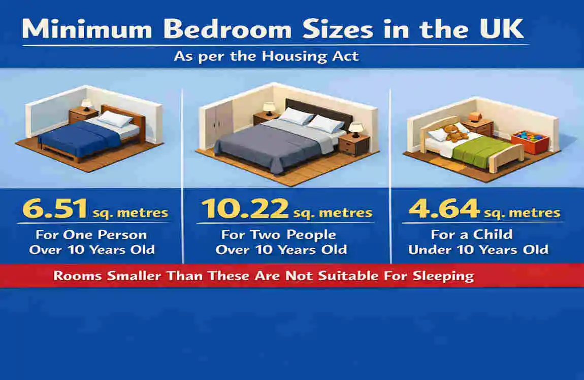 Minimum Bedroom Size UK: