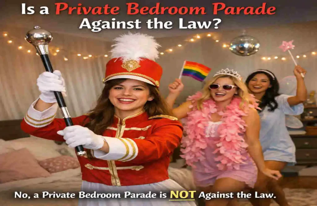 Is a Private Bedroom Parade Against the Law? is it illegal to have a parade in someone's bedroom