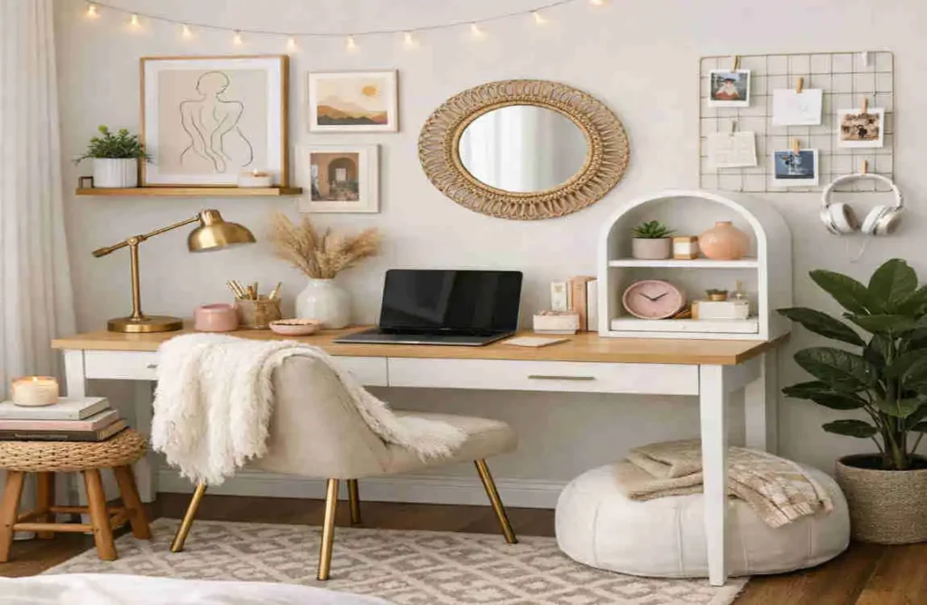 Bedroom Desk Area Decor Ideas for a Stylish Space how to decorate bedroom desk area