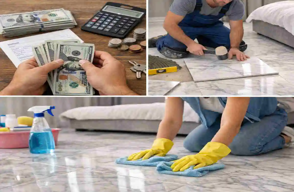 marble floor for bedrooms and master suites