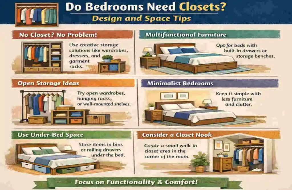 Do Bedrooms Need Closets? Design and Space Tips do bedrooms need closets