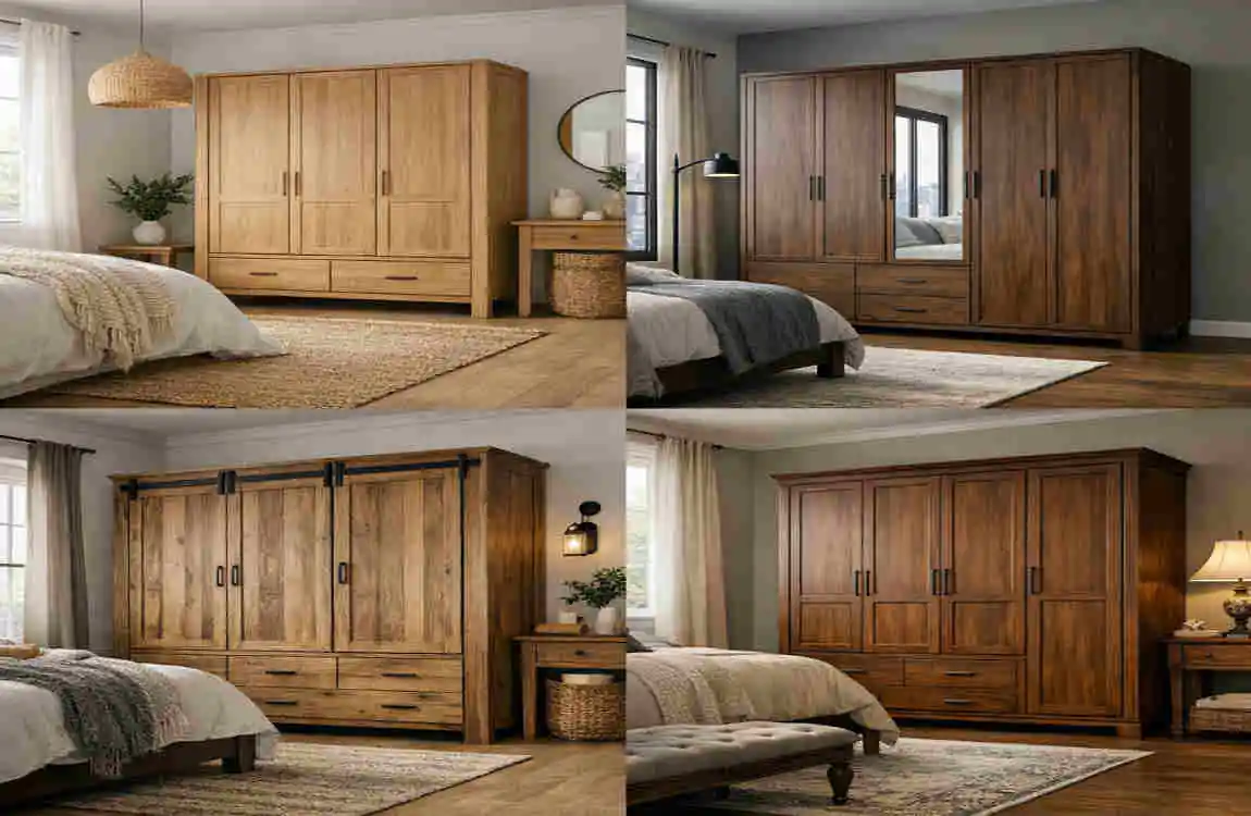 master bedroom wooden wardrobe design