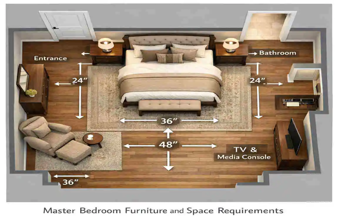 what is a good size for a master bedroom