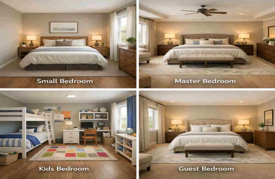 what is a average size bedroom